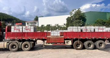 天水 芝麻灰花岗岩地铺石出货日常