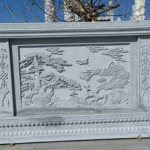天水 芝麻白大型照壁，屏风，影壁