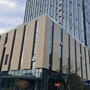 天水 黄金麻花岗岩外墙干挂