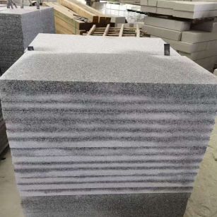 天水 芝麻白5公分火烧地铺成品，900*400，规格可定制