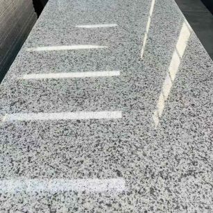 天水 白麻花岗岩光面毛板