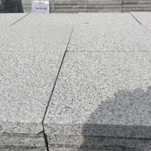 天水 白麻花岗岩石材推荐 荔枝面地铺石