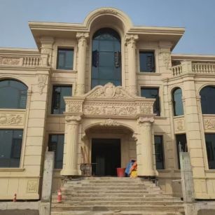 天水 黄金麻花岗岩别墅外墙干挂