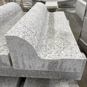 天水 白麻花岗岩S型路沿石，路侧石，马路牙子等