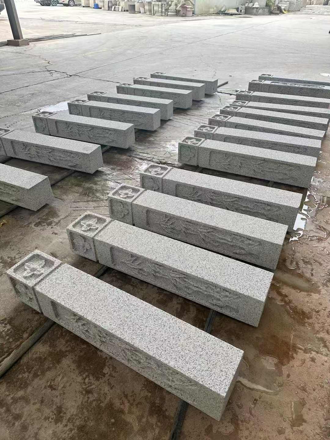 天水 白麻方柱雕花防水