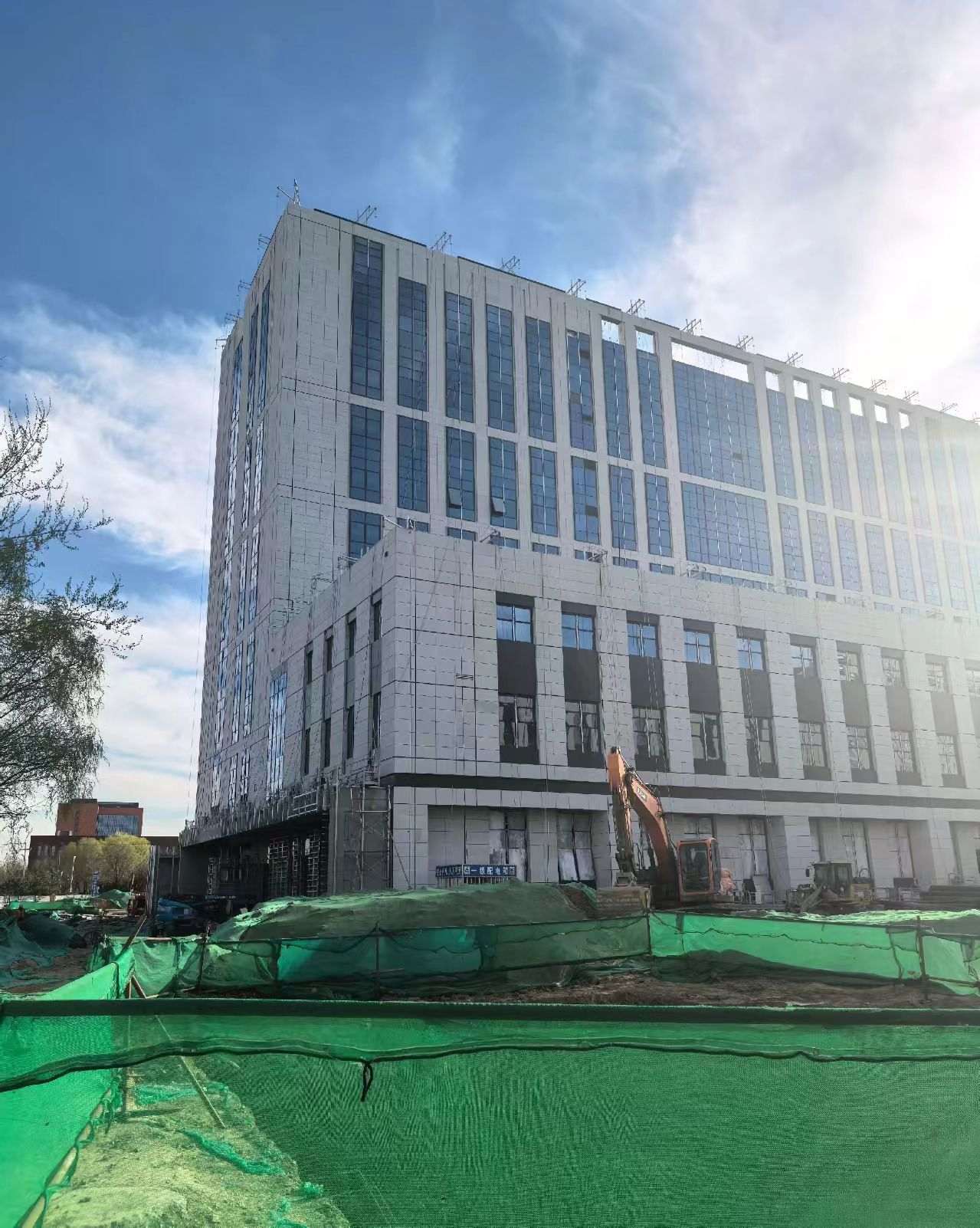 天水 白麻花岗岩石材外墙干挂